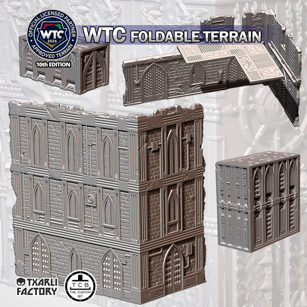 40k - Official WTC Foldable Terrain Set (Cathedral)