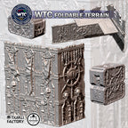 40k - WTC Foldable Terrain Set (Chaos) Tabletop Wargaming Scenery