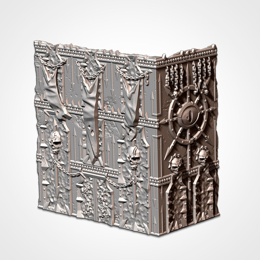 40k - WTC Foldable Terrain Set (Chaos) Tabletop Wargaming Scenery