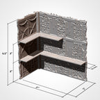 40k - WTC Foldable Terrain Set (Chaos) Tabletop Wargaming Scenery