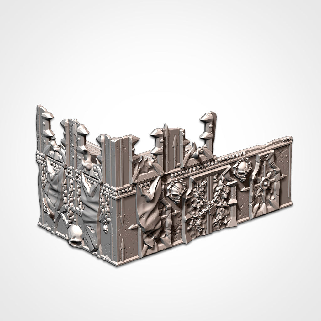 40k - WTC Foldable Terrain Set (Chaos) Tabletop Wargaming Scenery