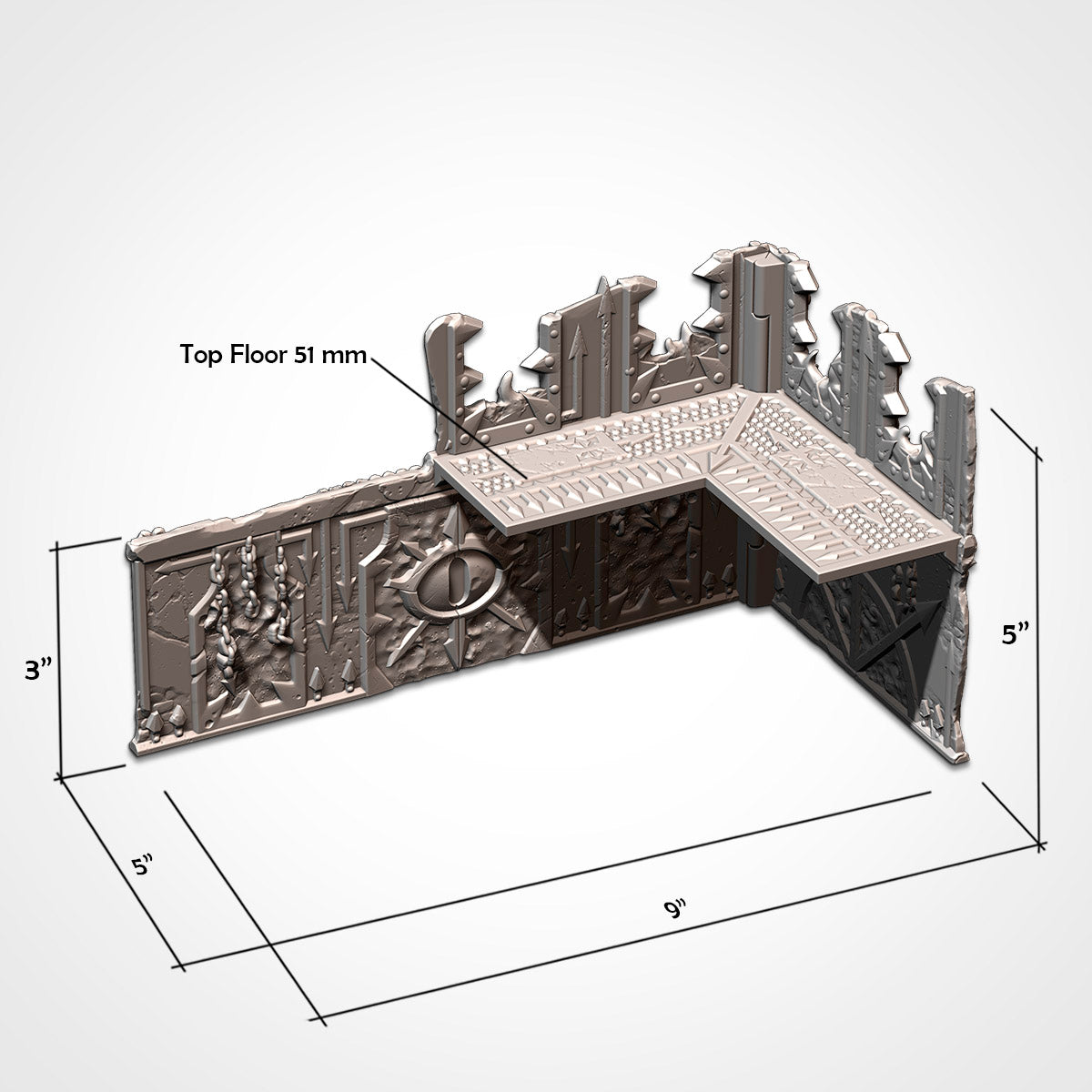 40k - Official WTC Foldable Terrain Set (Chaos)