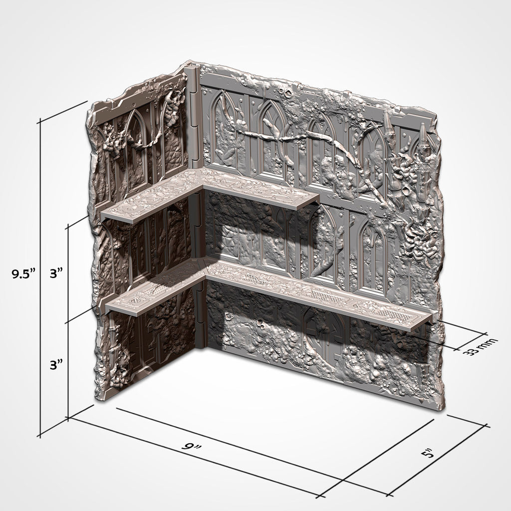 40k - Official WTC Foldable Terrain Set (Nids)