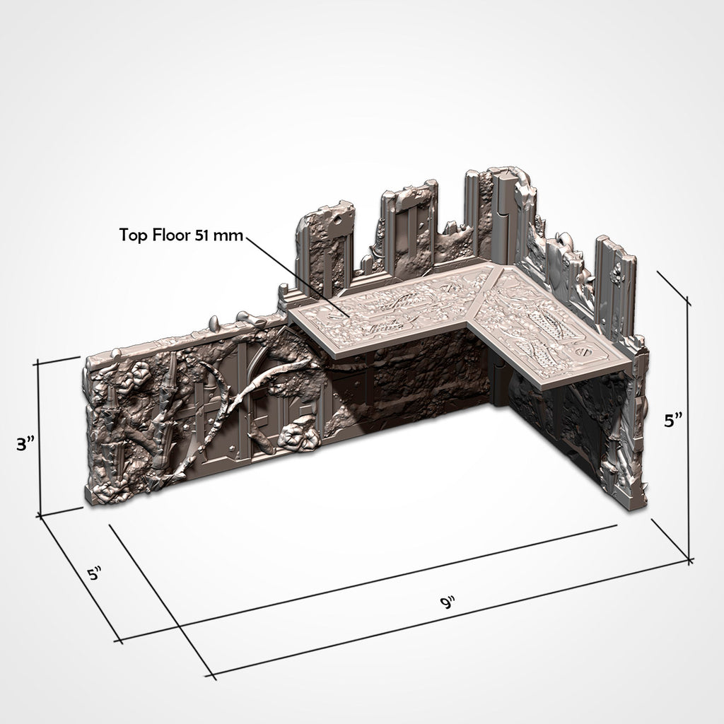 40k - Official WTC Foldable Terrain Set (Nids)
