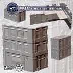 40k - WTC Foldable Terrain Set (Sovietic) Tabletop Wargaming Scenery