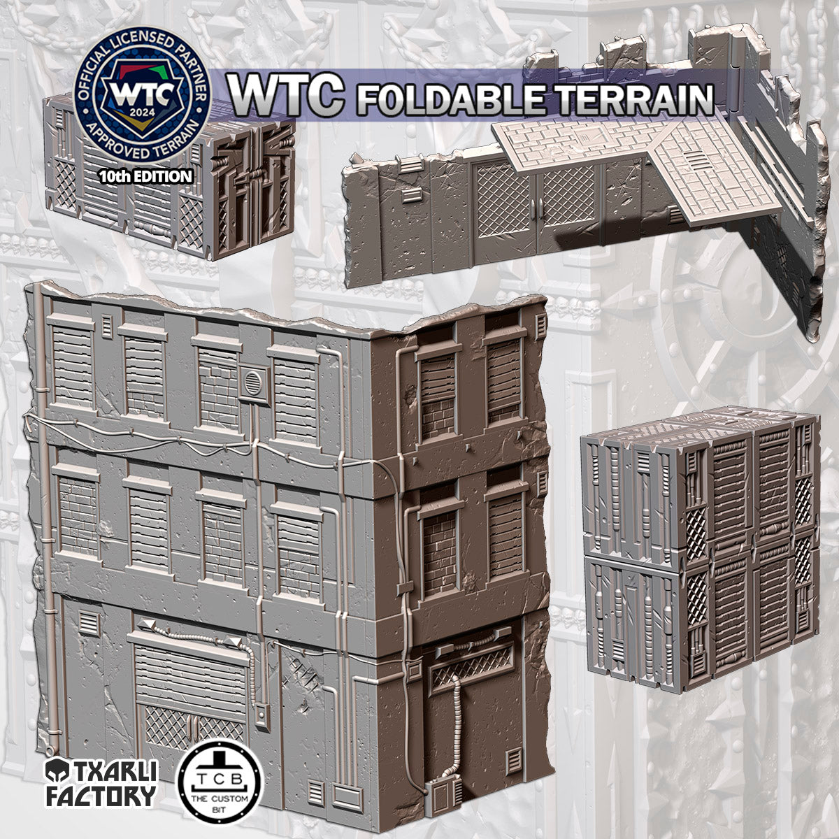 40k - Official WTC Foldable Terrain Set (Sovietic)