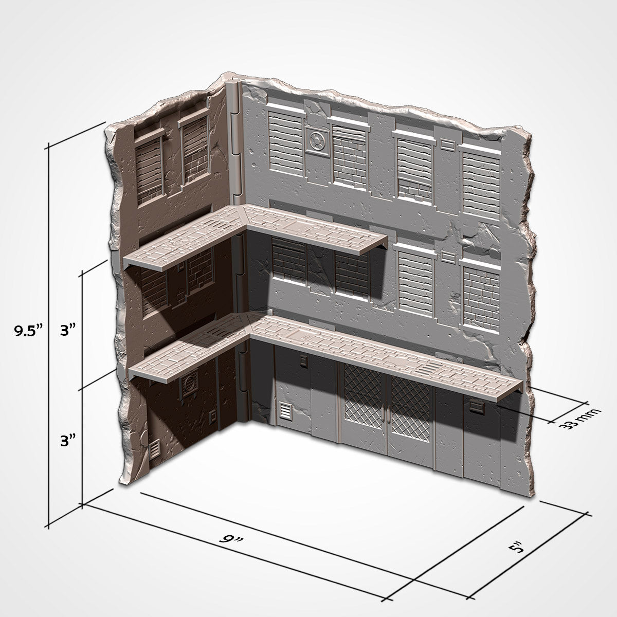 40k - Official WTC Foldable Terrain Set (Sovietic)