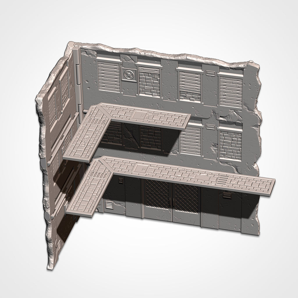 40k - WTC Foldable Terrain Set (Sovietic) Tabletop Wargaming Scenery