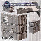 40k - WTC Foldable Terrain Set (Orcs) Tabletop Wargaming Scenery