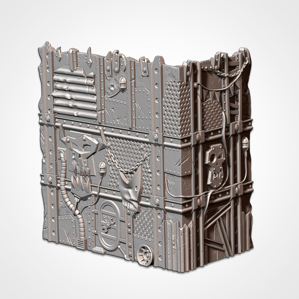 40k - WTC Foldable Terrain Set (Orcs) Tabletop Wargaming Scenery