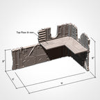 40k - WTC Foldable Terrain Set (Orcs) Tabletop Wargaming Scenery