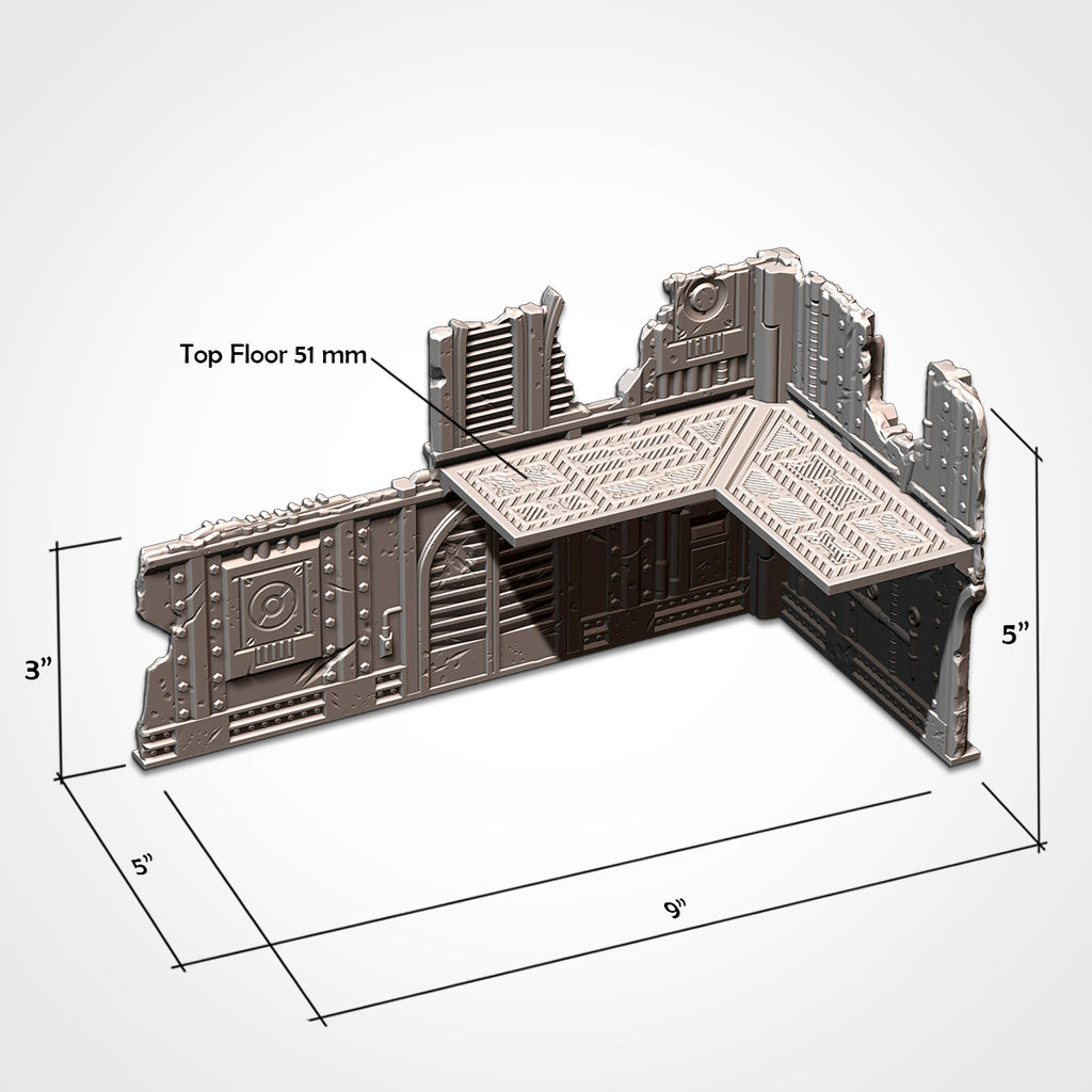 40k - Official WTC Foldable Terrain Set (Industrial)