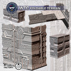 40k - WTC Foldable Terrain Set (Necromatons) Tabletop Wargaming Scenery