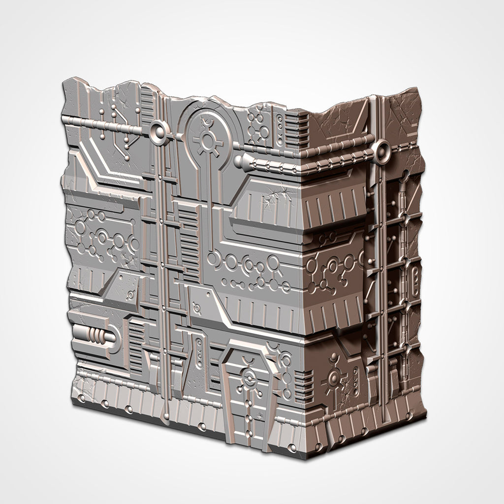 40k - WTC Foldable Terrain Set (Necromatons) Tabletop Wargaming Scenery
