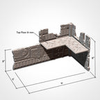 40k - WTC Foldable Terrain Set (Necromatons) Tabletop Wargaming Scenery