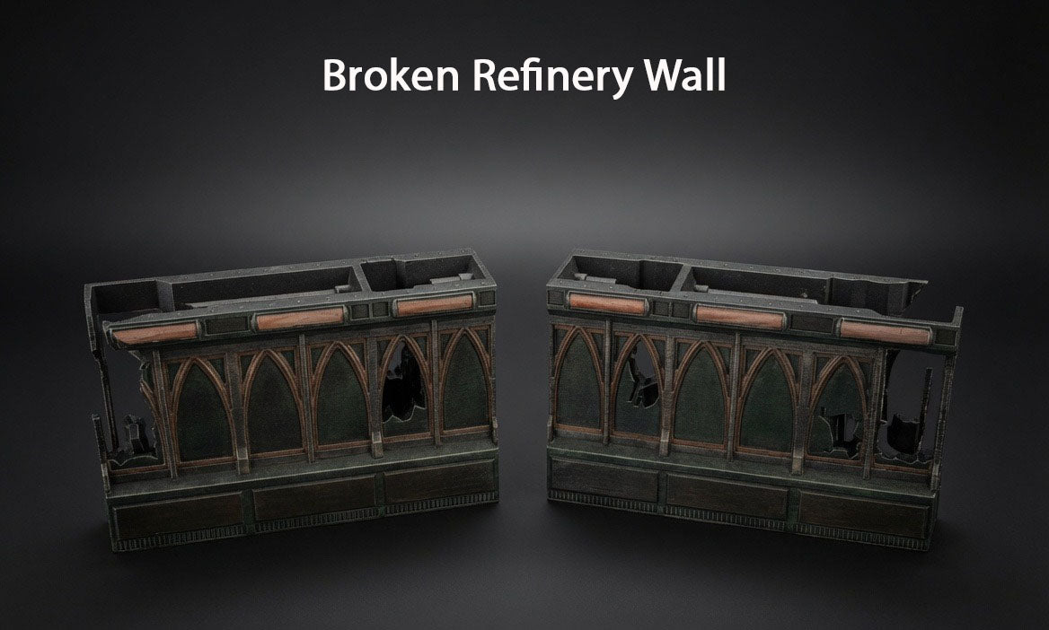 WH40k 11th Edition GW Layout Full Terrain Set (Industrial) [35pcs] - Unpainted