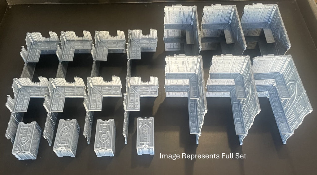 40k - WTC Foldable Terrain Set (Sovietic) Tabletop Wargaming Scenery