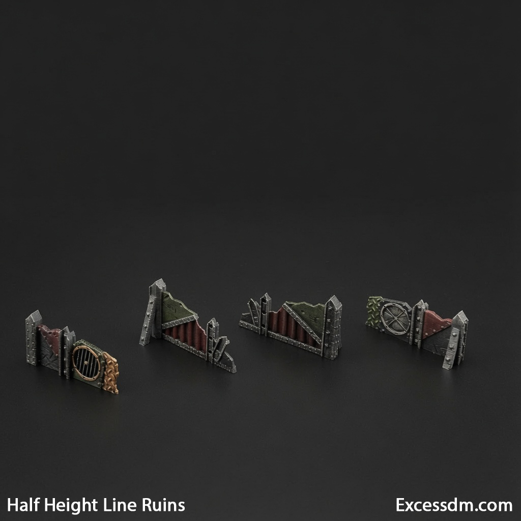 WH40k 11th Ed GW Layout [Greenskin Scatter Terrain] - [21pcs] - Unpainted