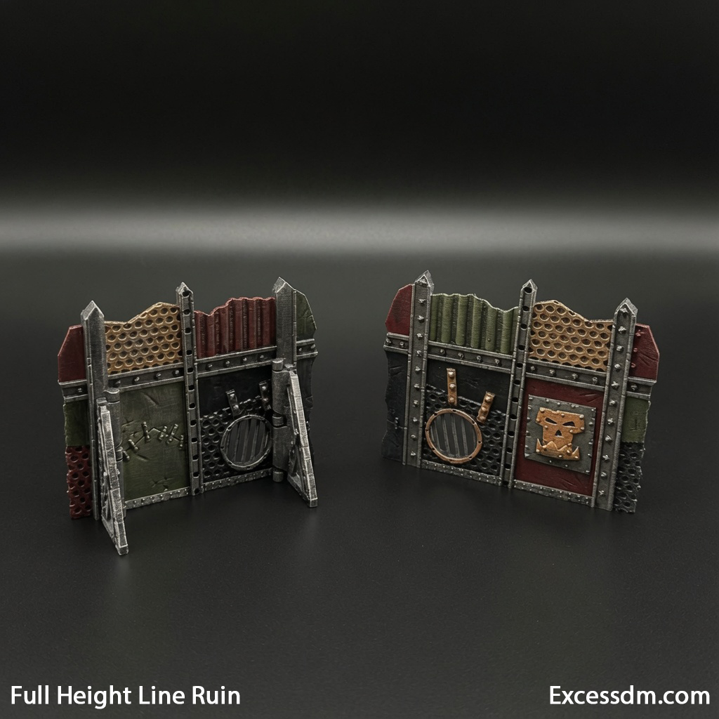 WH40k 11th Ed GW Layout [Greenskin Scatter Terrain] - [21pcs] - Unpainted