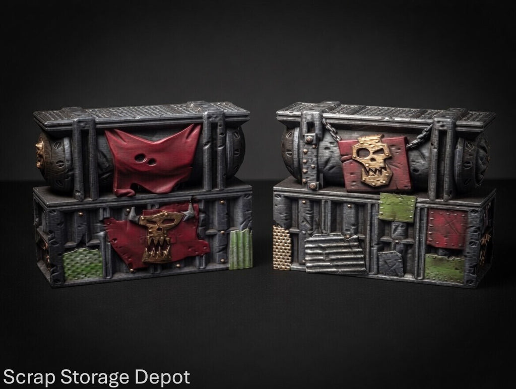 WH40k 11th Edition GW Layout Full Terrain Set (Ork) [35pcs] - Unpainted