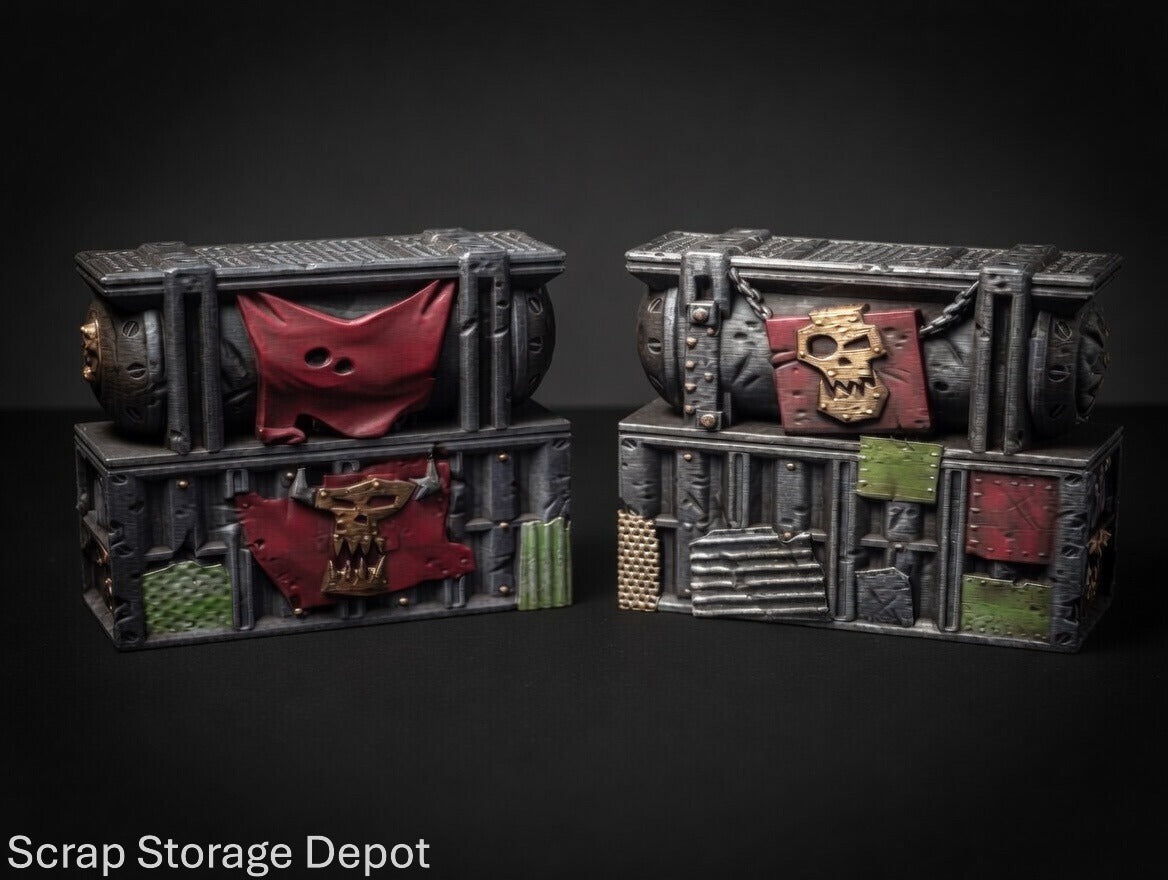 WH40k 11th Edition GW Layout Full Terrain Set (Ork) [35pcs] - Unpainted